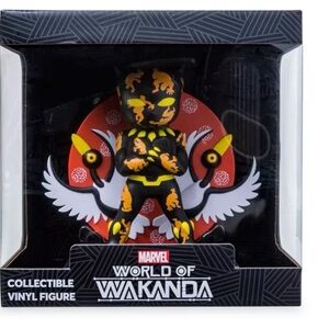 Marvel World of Wakanda Collectible Vinyl Figure - Black and Orange